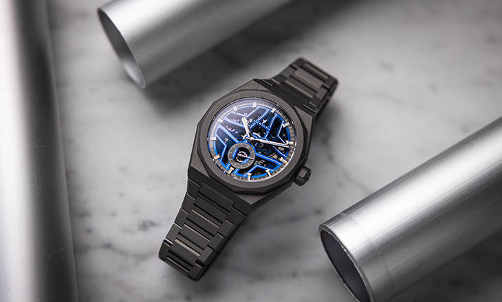 تعرف معنا على ساعة DEFY SKYLINE SKELETON NIGHT SURFER EL PRIMERO